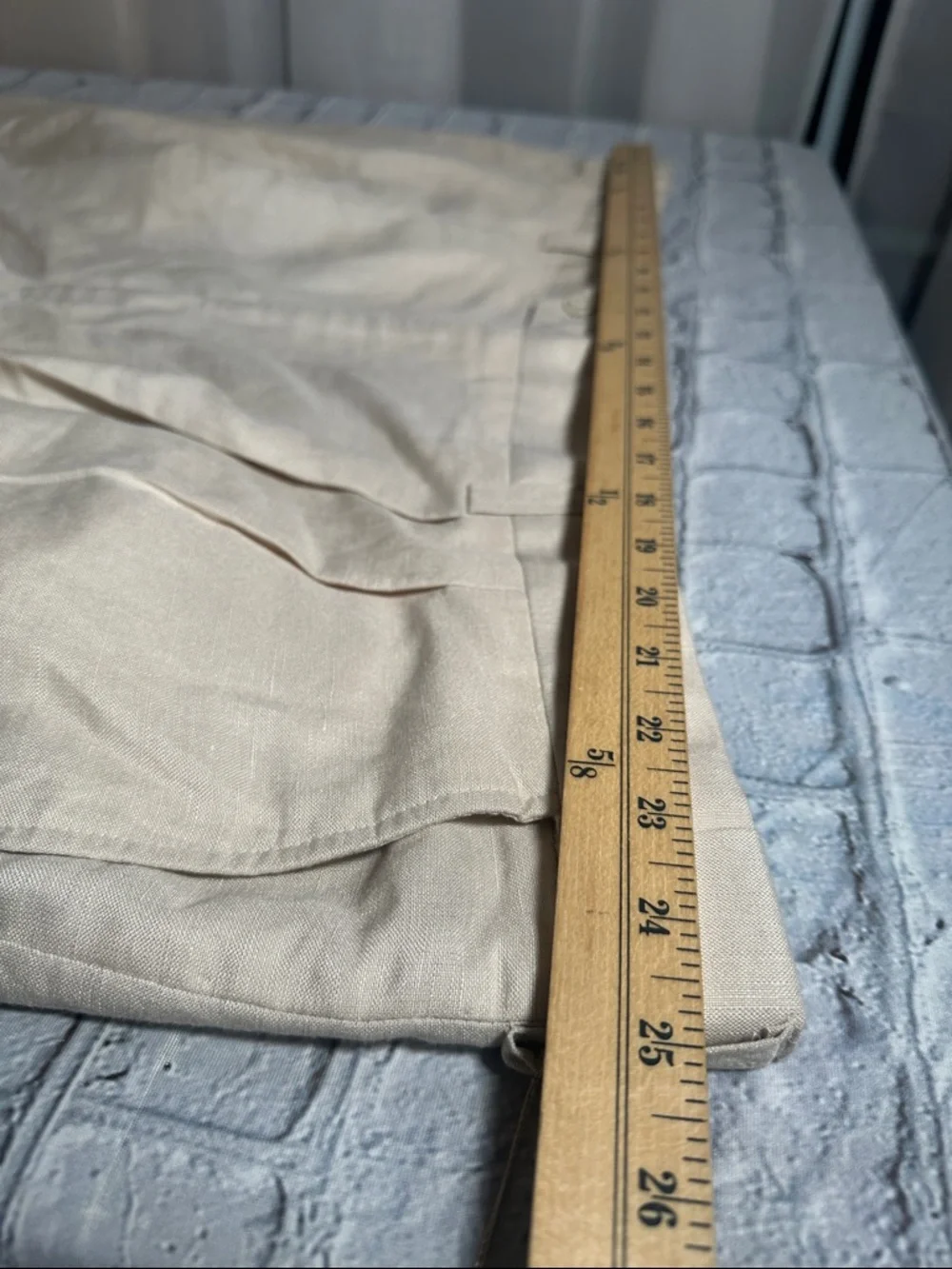 Comfort Zone by George Foreman Waist-Relaxer Linen Blend Pants Khaki size 50x32